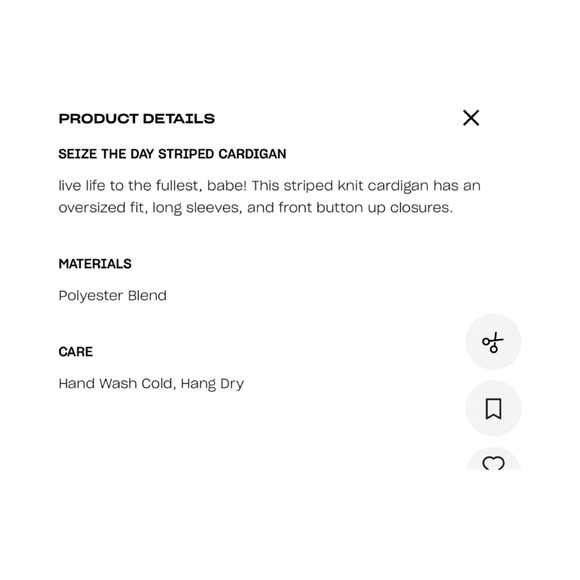 dELiA*s x Doll’s Kill Multicolor Striped Cardigan - Picture 2 of 4